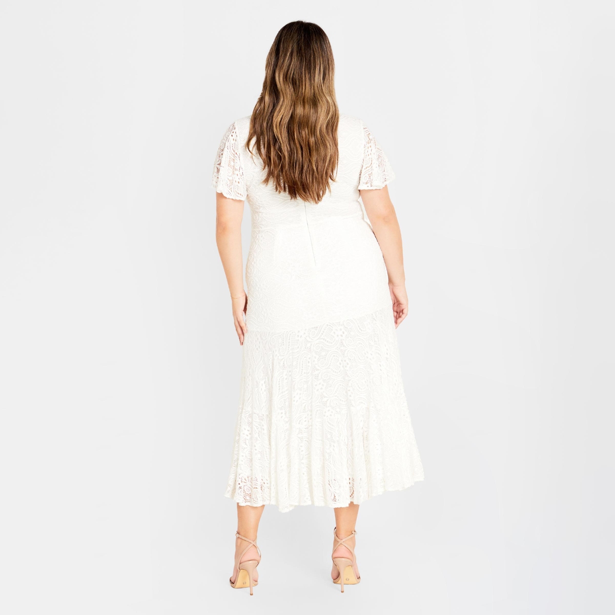 City Chic Women's Lace Christa Dress