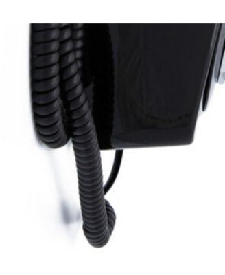 Retro GPO746WBLK 746 Wall Mount Push Button Telephone - Black