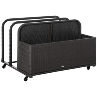 Wicker Patio Pool Float Storage Caddy - Macy's