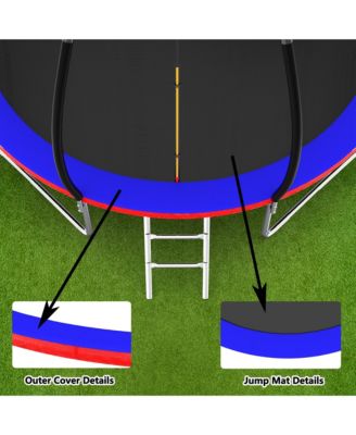 Streamdale 14FT Trampoline, Enclosure Net, Ladder, ASTM Approved
