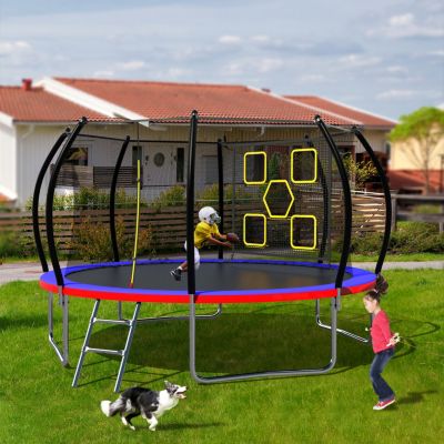 Streamdale 14FT Trampoline, Enclosure Net, Ladder, ASTM Approved