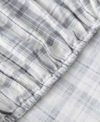 Printed Cotton Flannel 4-Pc. Sheet Set, Queen