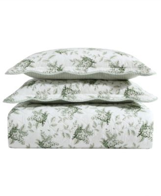 Portland Floral Reversible 3-Pc. Quilt Set, King