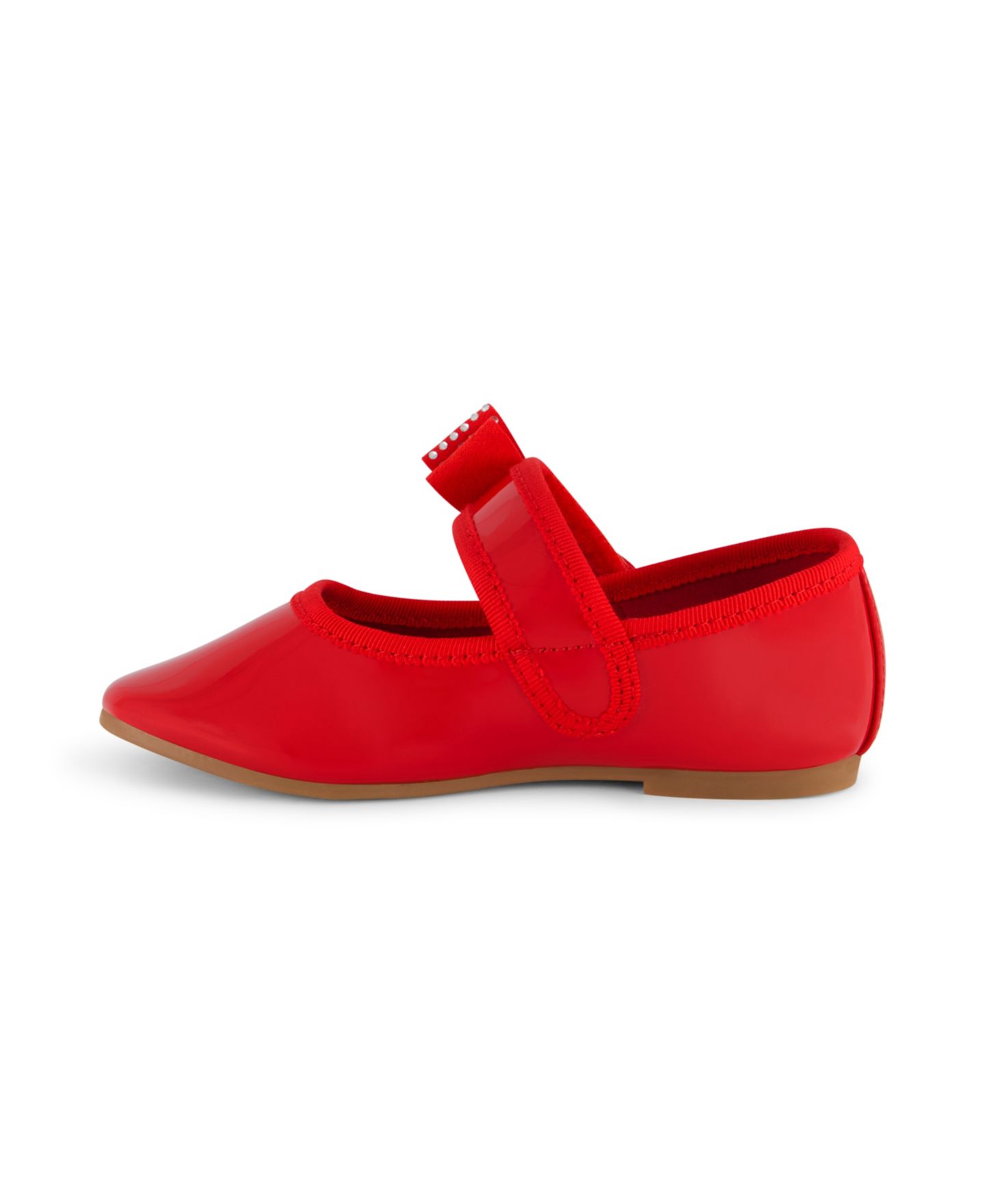 Балетки Jessica Simpson Amy Crystal Bow Ballet Flat для девочек-малышей, цвет: Золотой — фото 9