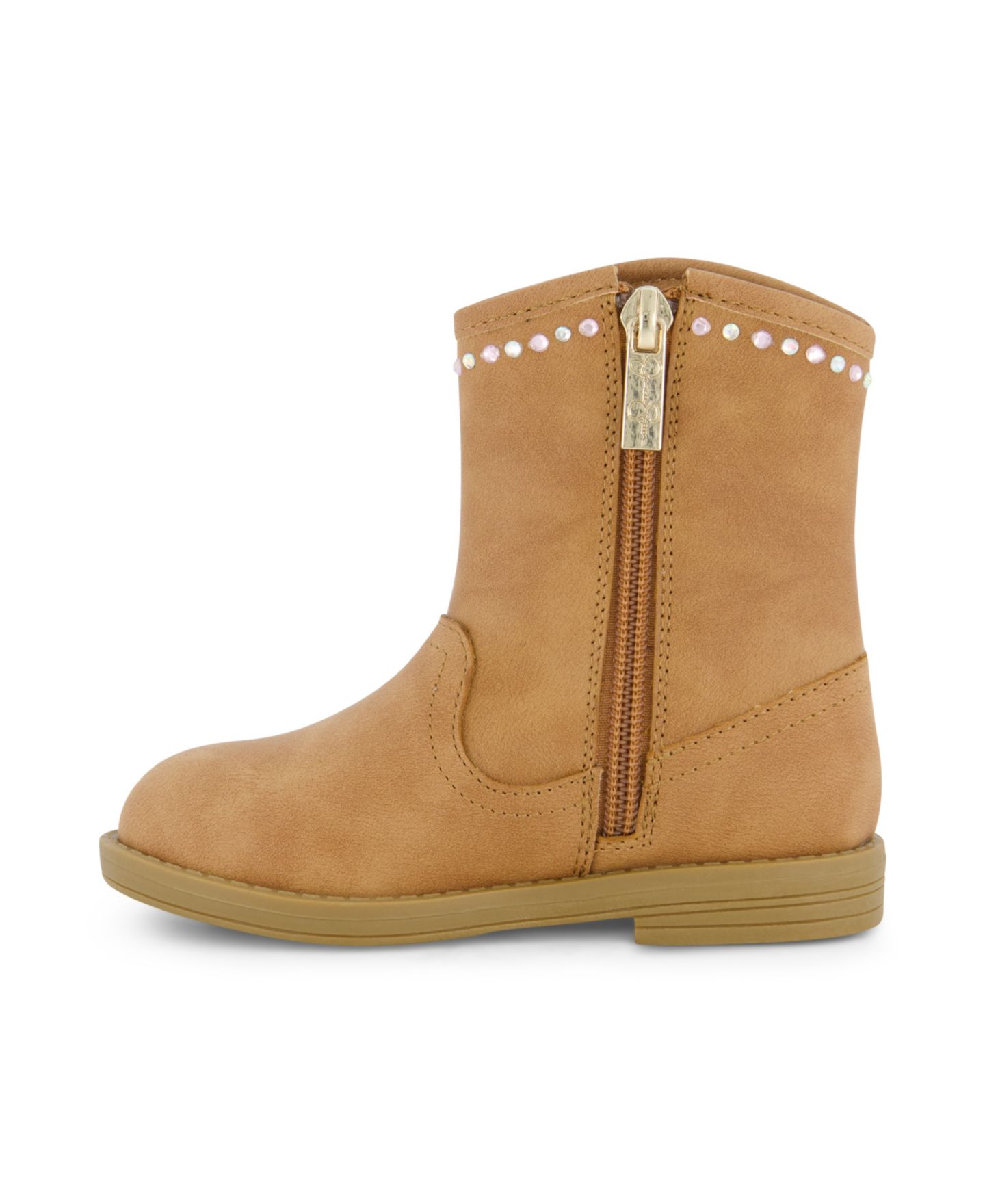 Ботинки Jessica Simpson Layla Stripe Boot для девочек-малышей, цвет: Коньячный — фото 4