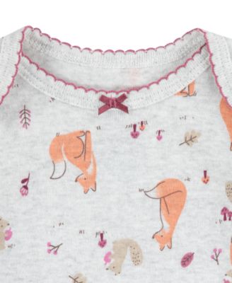 Baby Girls Crew Tee, Bodysuit and Pants, 3-Piece Set