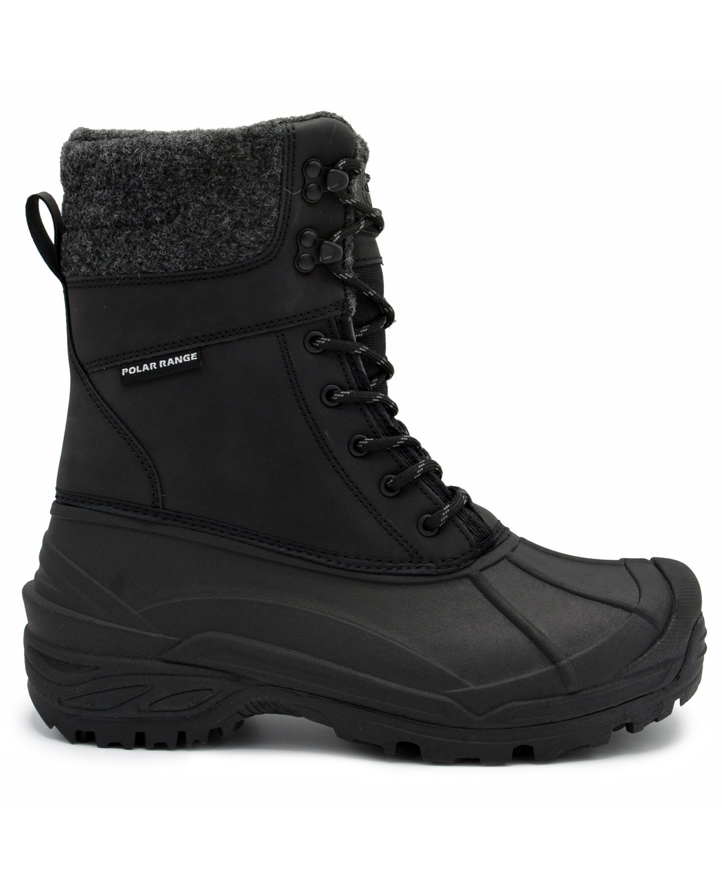 Мужские ботинки POLAR RANGE Tasco Cold Weather Snow Boot, цвет: Чёрный — фото 2