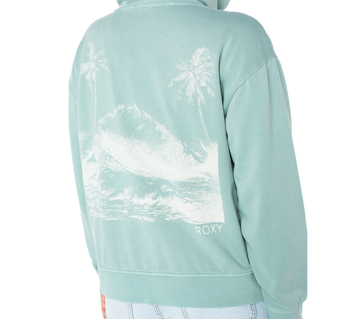 Roxy Juniors' Pen Wave Sweet Rhythm Zip-Front Hoodie