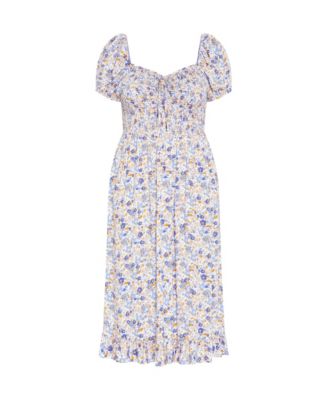 Plus Size Emie Print Midi Dress