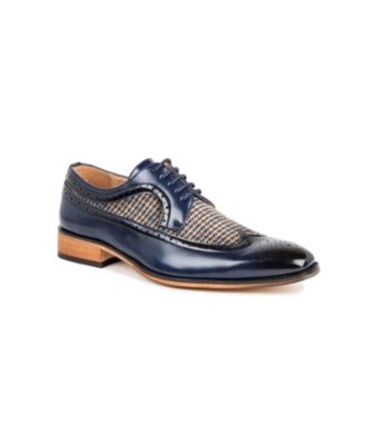 Men's Wing Tip Brogue Two Tone Shoes