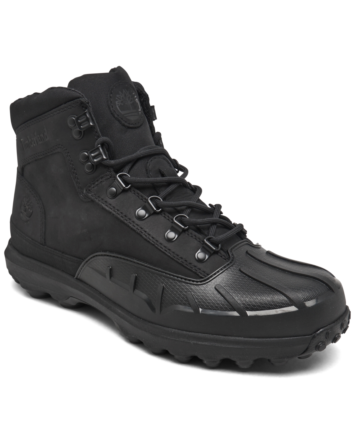 Timberland Men's Converge Mid Lace-up Waterproof Hiking Boots From Finish Line In Jet Black
