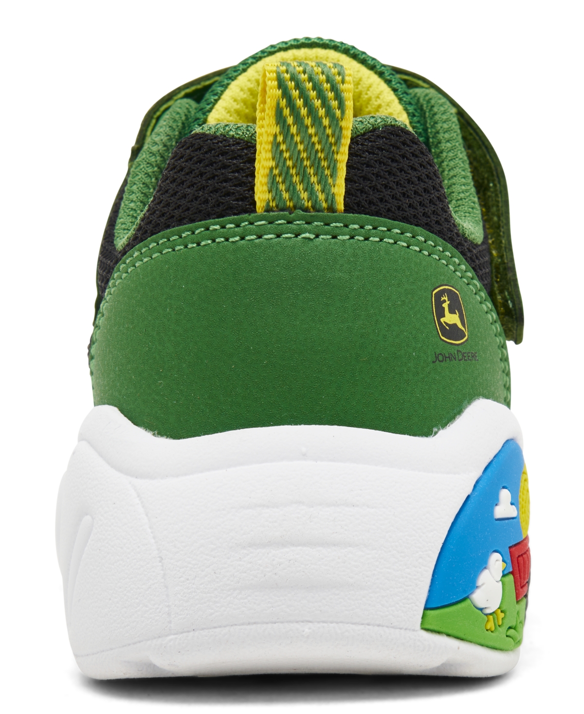 Skechers Toddler Boys John Deere: Play Scene - Barn-Squad Buddies Fastening Strap Casual Sneakers from Finish Line -Black