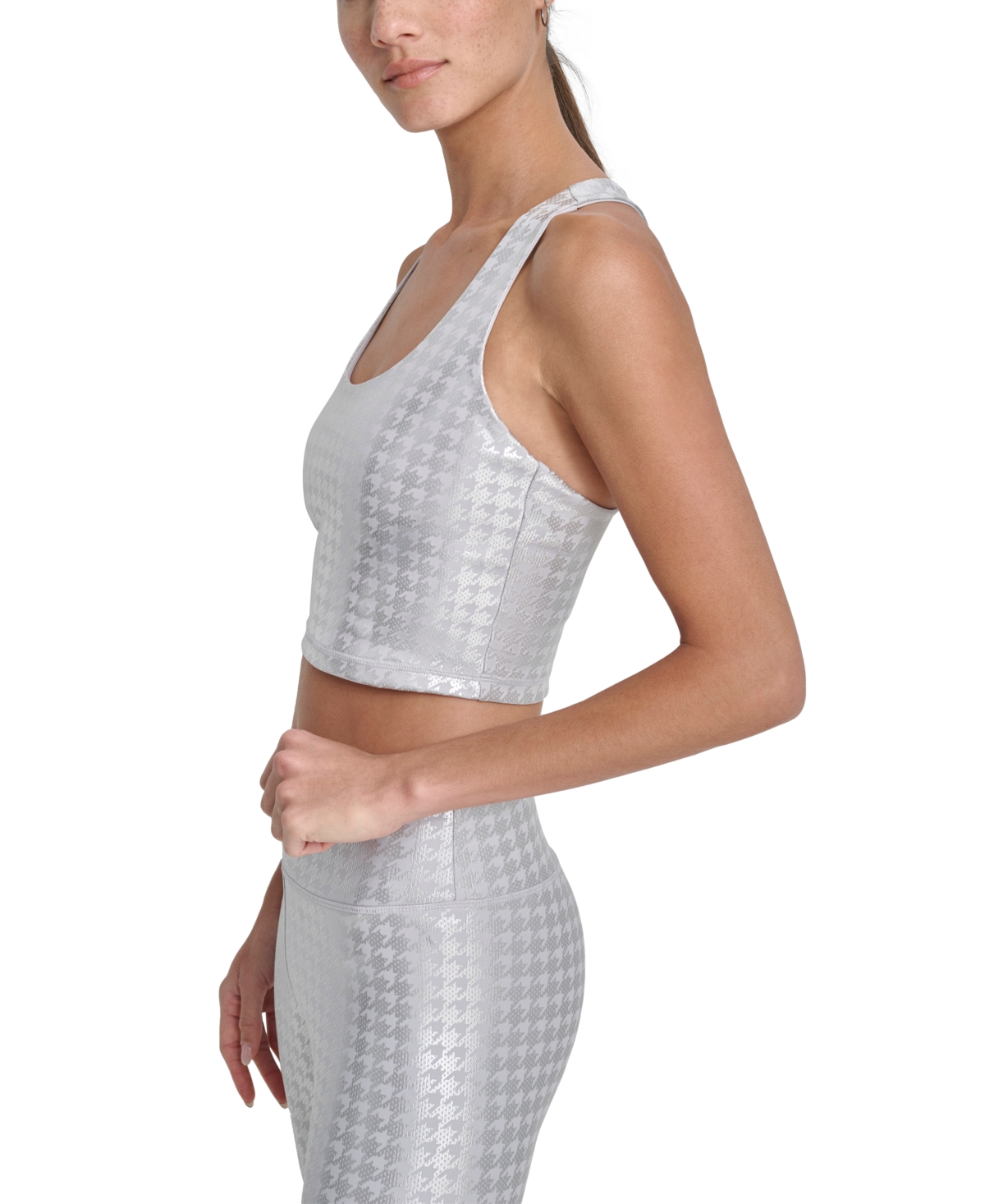 Dkny Sport Women's Cropped Racerback Tank Top