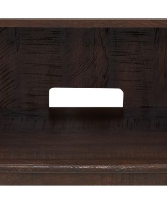 Streamdale Farmhouse TV Stand - 60" Espresso Media Console with Storage