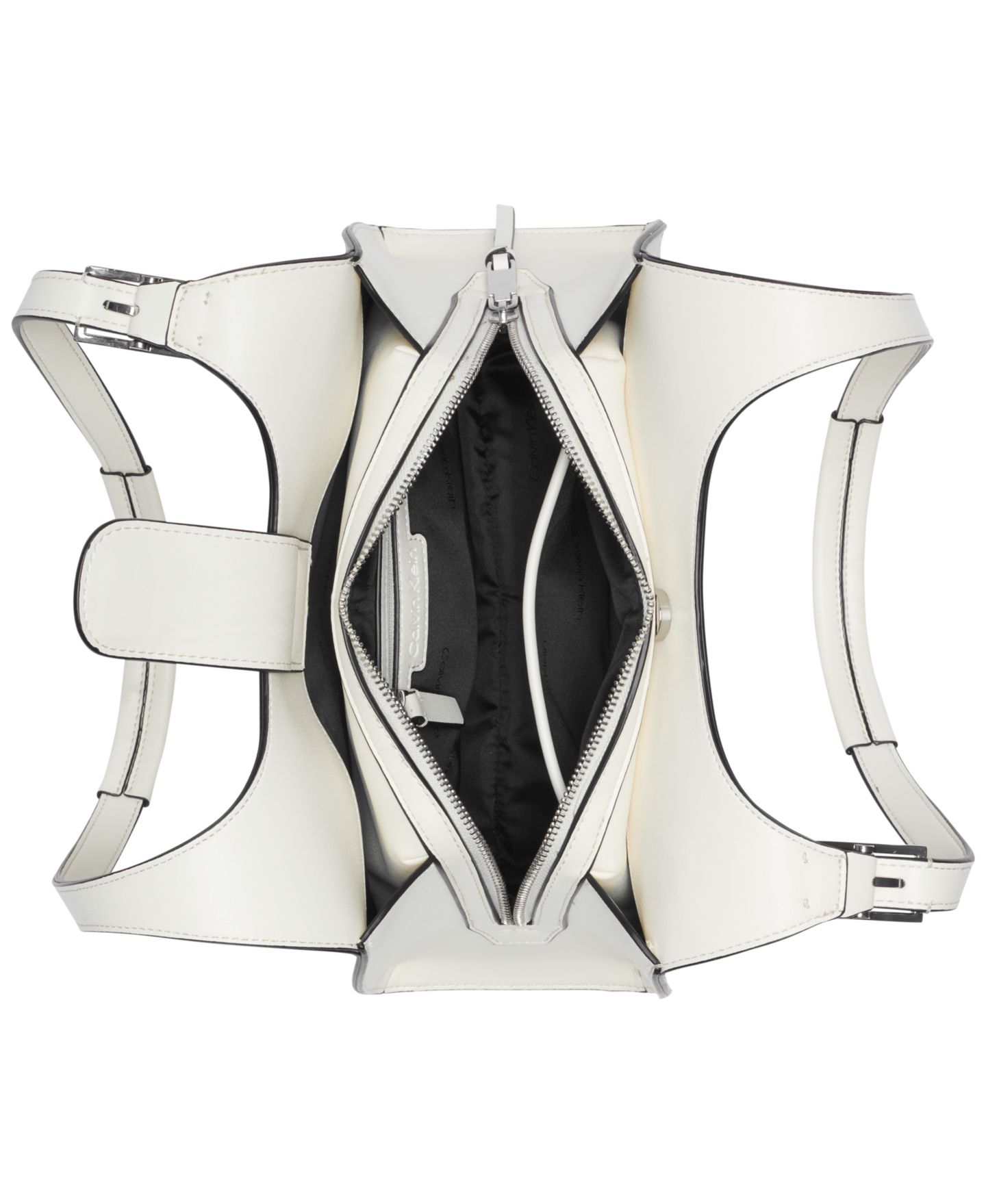 Женская сумка Calvin Klein Quill Medium Shoulder, цвет: Белый — фото 4