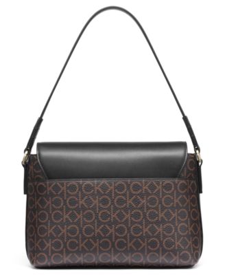 Millie Signature Flap Convertible Small Shoulder Bag