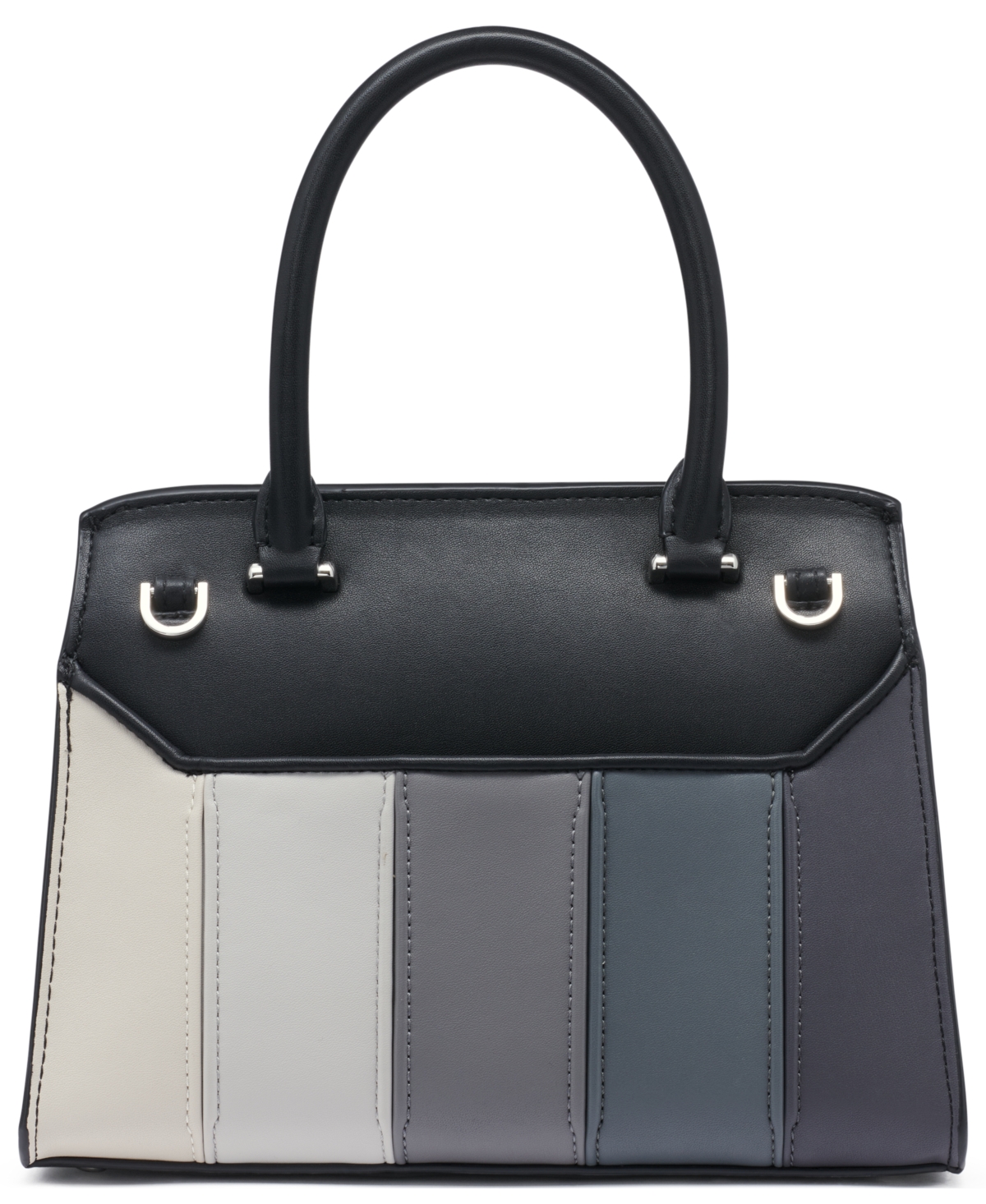 Calvin Klein Becky Convertible Turn Lock Crossbody Bag In Black Multi