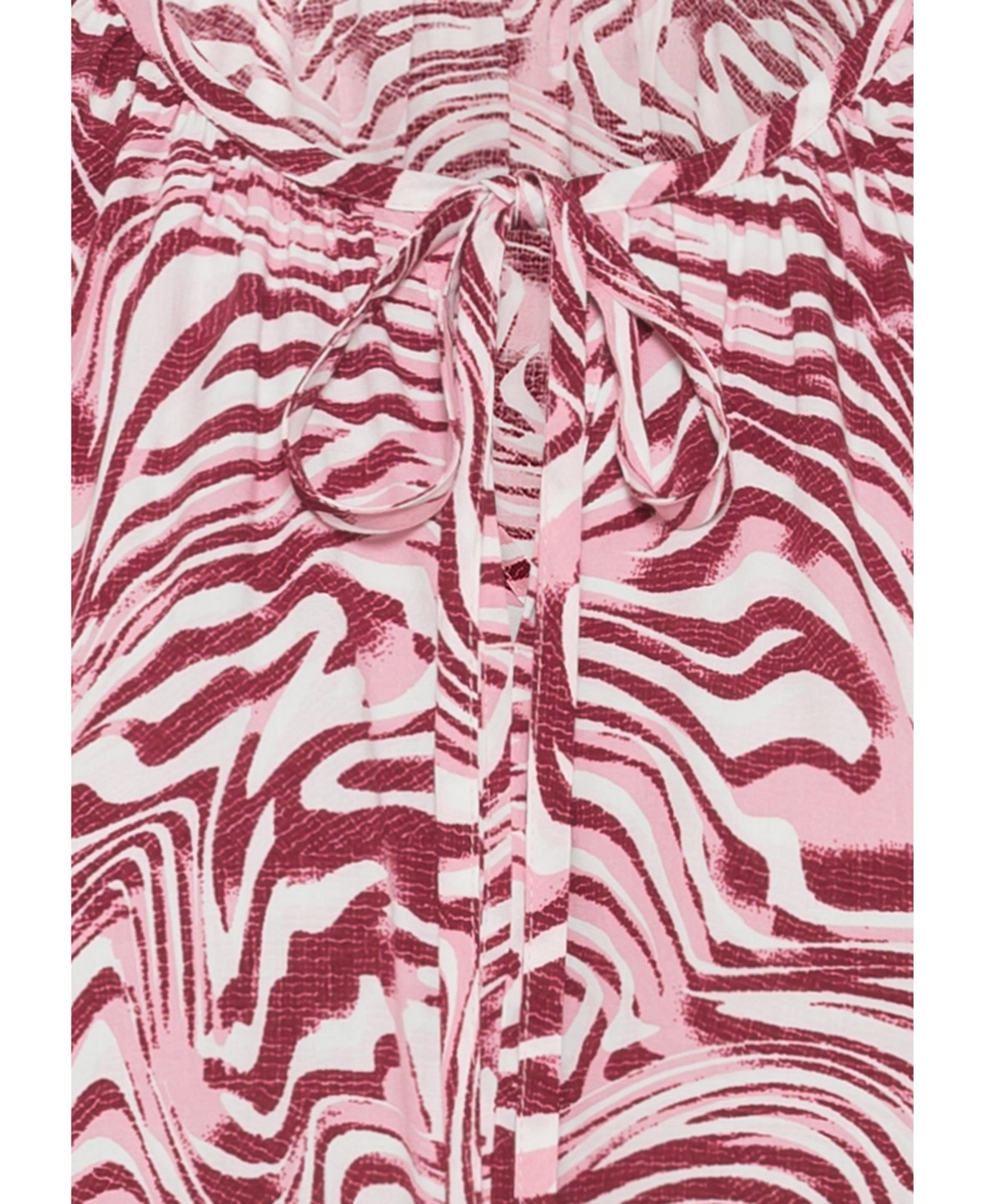 Olsen Women's Swirl Print Tunic Blouse