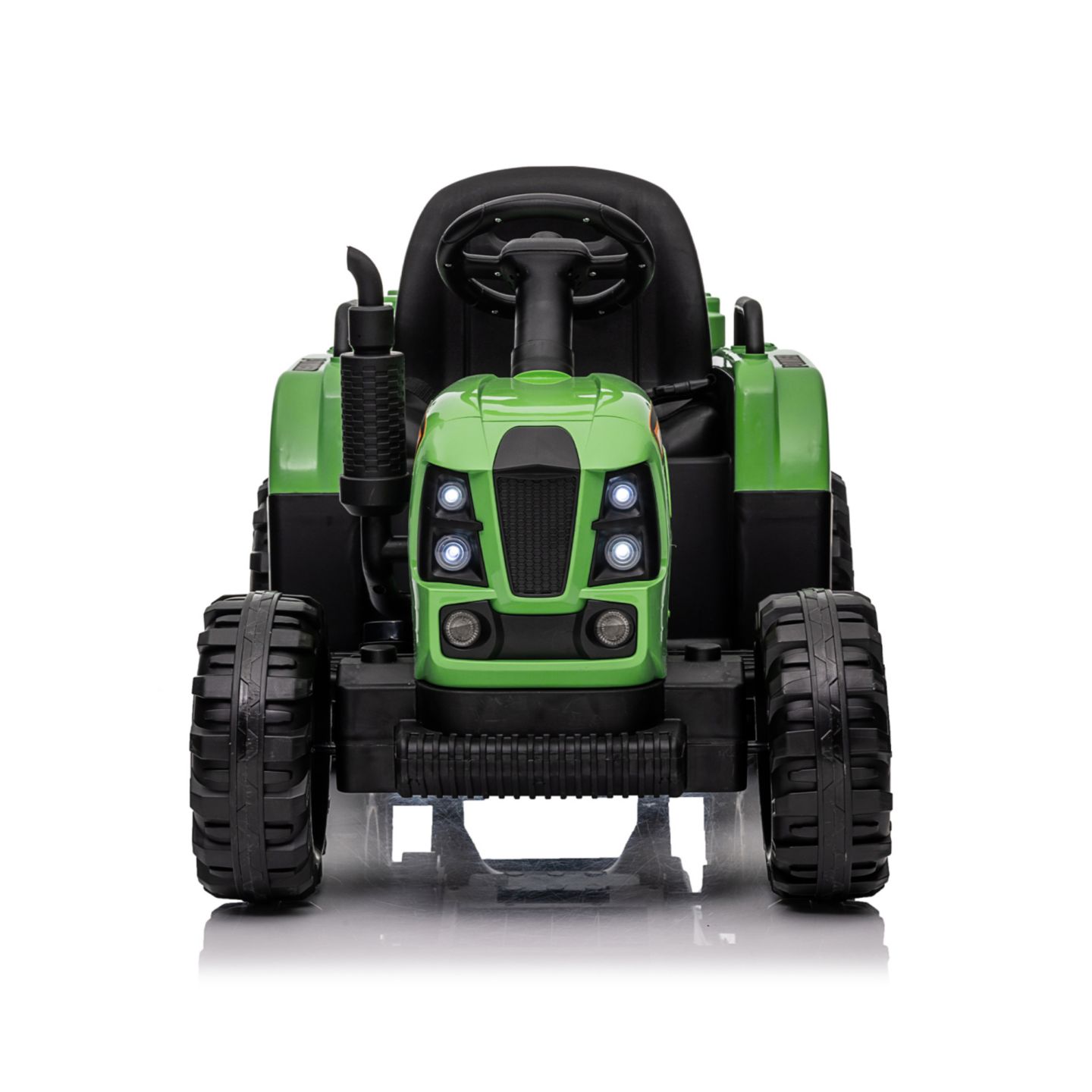 Детская игрушка Streamdale Furniture 24V Electric Tractor with Trailer, Remote Control Ride-On Toy, 1 Seat, от 3 лет, цвет: Изумрудный — фото 10