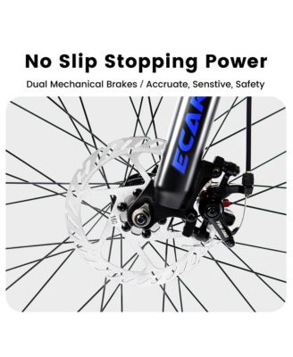 Mountain Bike 24 Inch Wheels, 21-Speed Full Suspension Mens Womens Trail Commuter City Mountain Bike, High Carbon Steel Frame Disc Brakes Grip Shifter Front Fork Rear Shock Absorber Bicycles