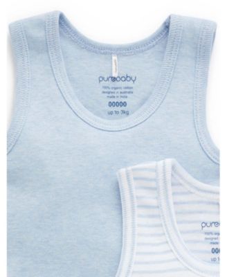 Baby Boys Rib Bodysuit 2 pack