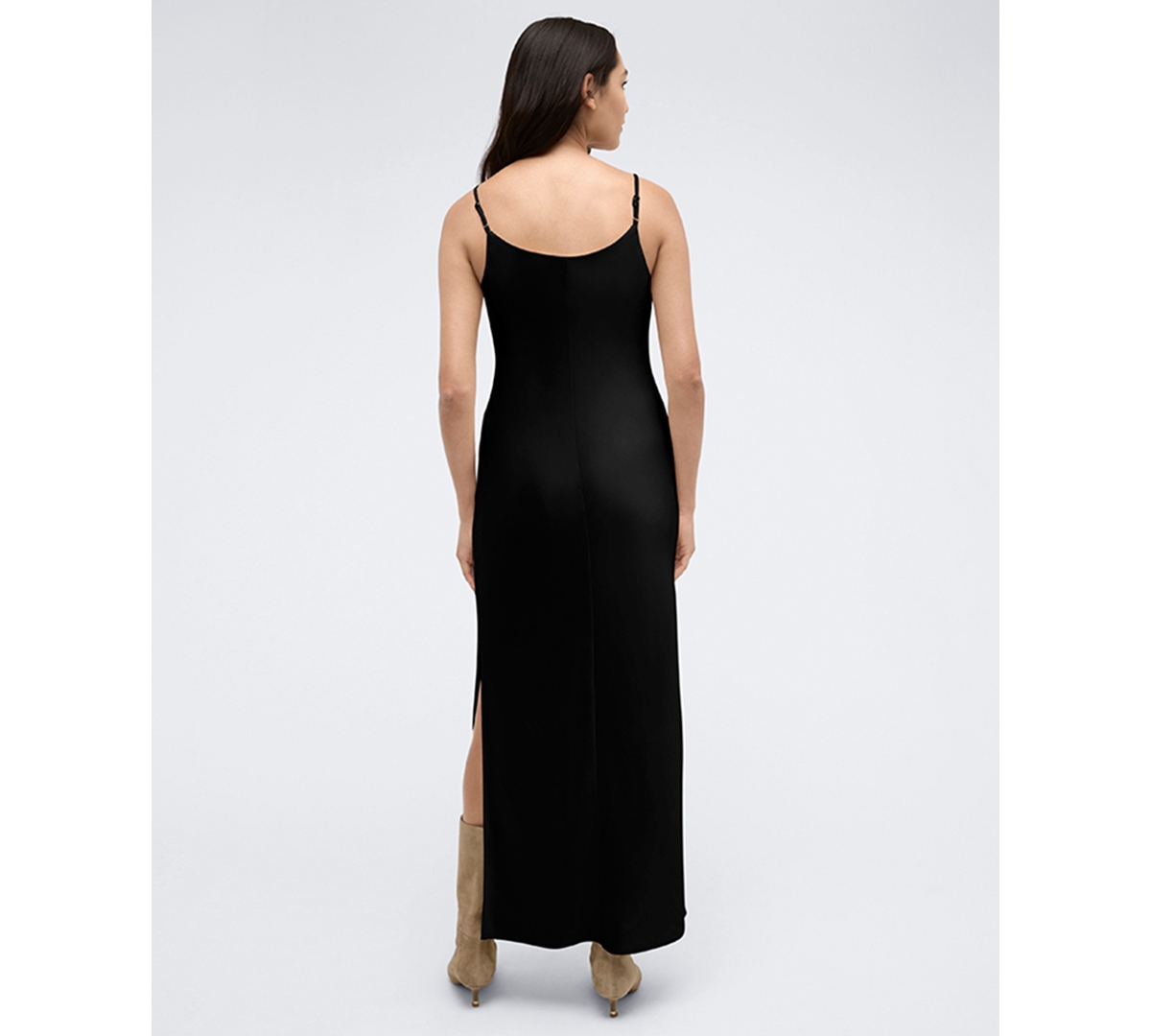 Kenneth Cole Women's Satin Cowl-Neck Maxi Slip Dress
