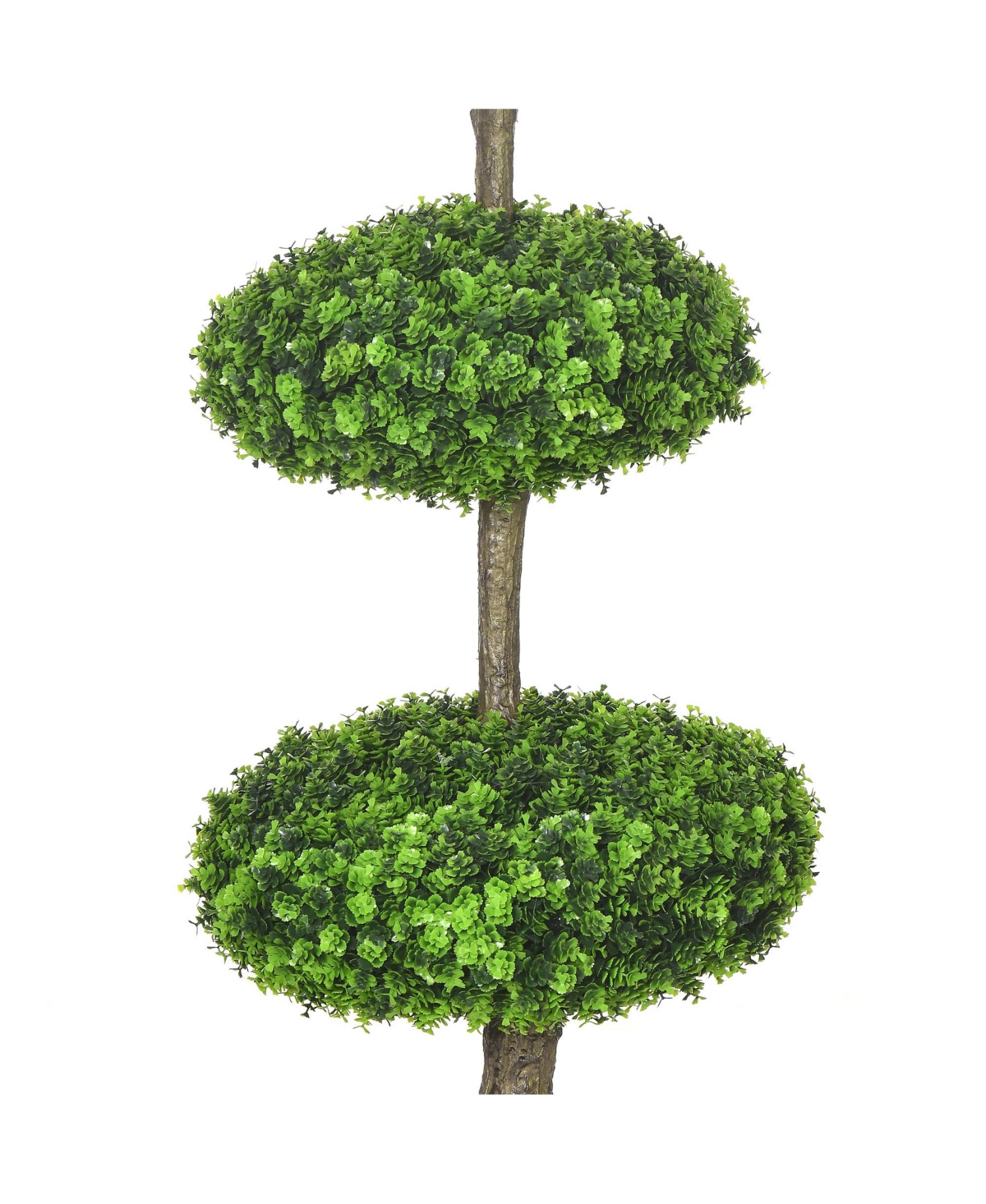 Streamdale Furniture Set of 2 Artificial Boxwood Topiary Trees in Pots, 43.25