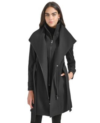 Macy's calvin klein trench coat discount