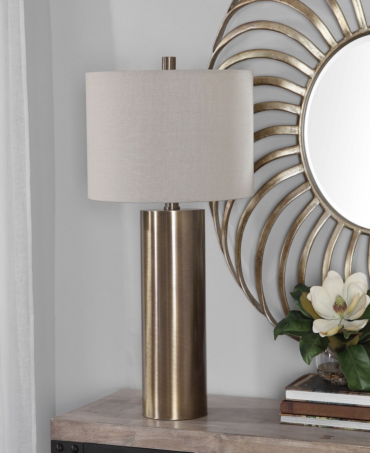Uttermost Taria 31.5in Table Lamp In Gold