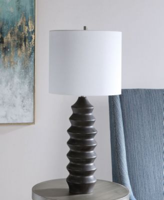 30" Wood Mendocino Modern Table Lamp