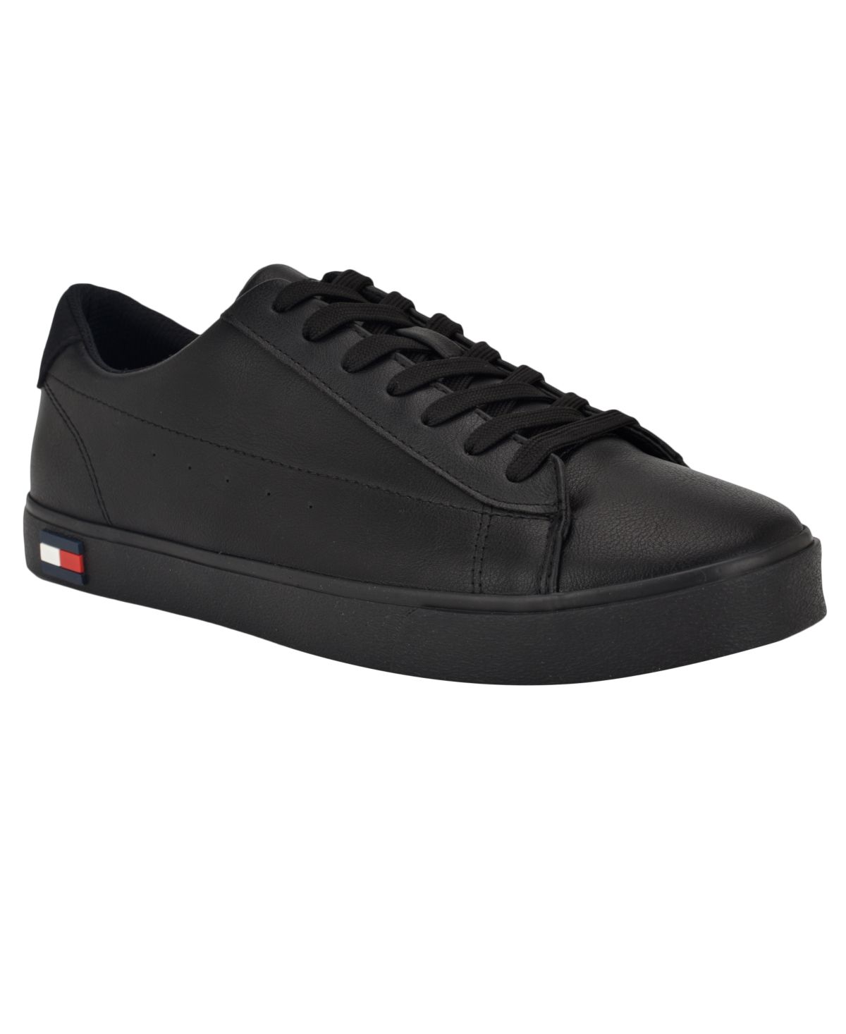 Tommy Hilfiger Men's Risher Low Top Lace Up Sneakers In Black