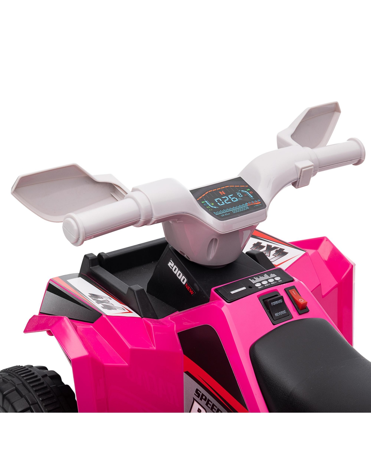 Streamdale Furniture Kids Atv Quad Car, 6V Four-Wheeler for Kids with Forward Backward Function, Wear-Resistant Wheels for Toddlers Ages 18-36 Months