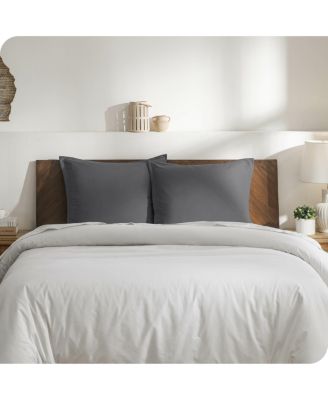 Ultra-Soft Double Brushed Pillow Sham Set, Euro