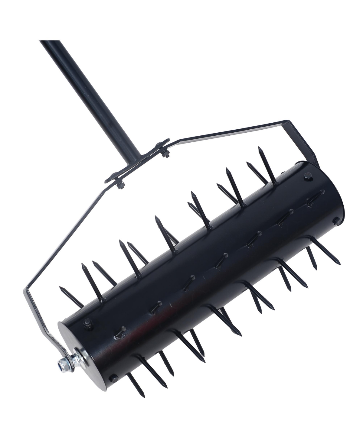Streamdale Furniture Rolling manual lawn aerator, Home aerator lawn tool pusher, 58-inch handle push lawn aerator for lawns, yards and gardens
