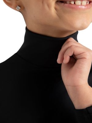 Girls Turtleneck Long Sleeve Top