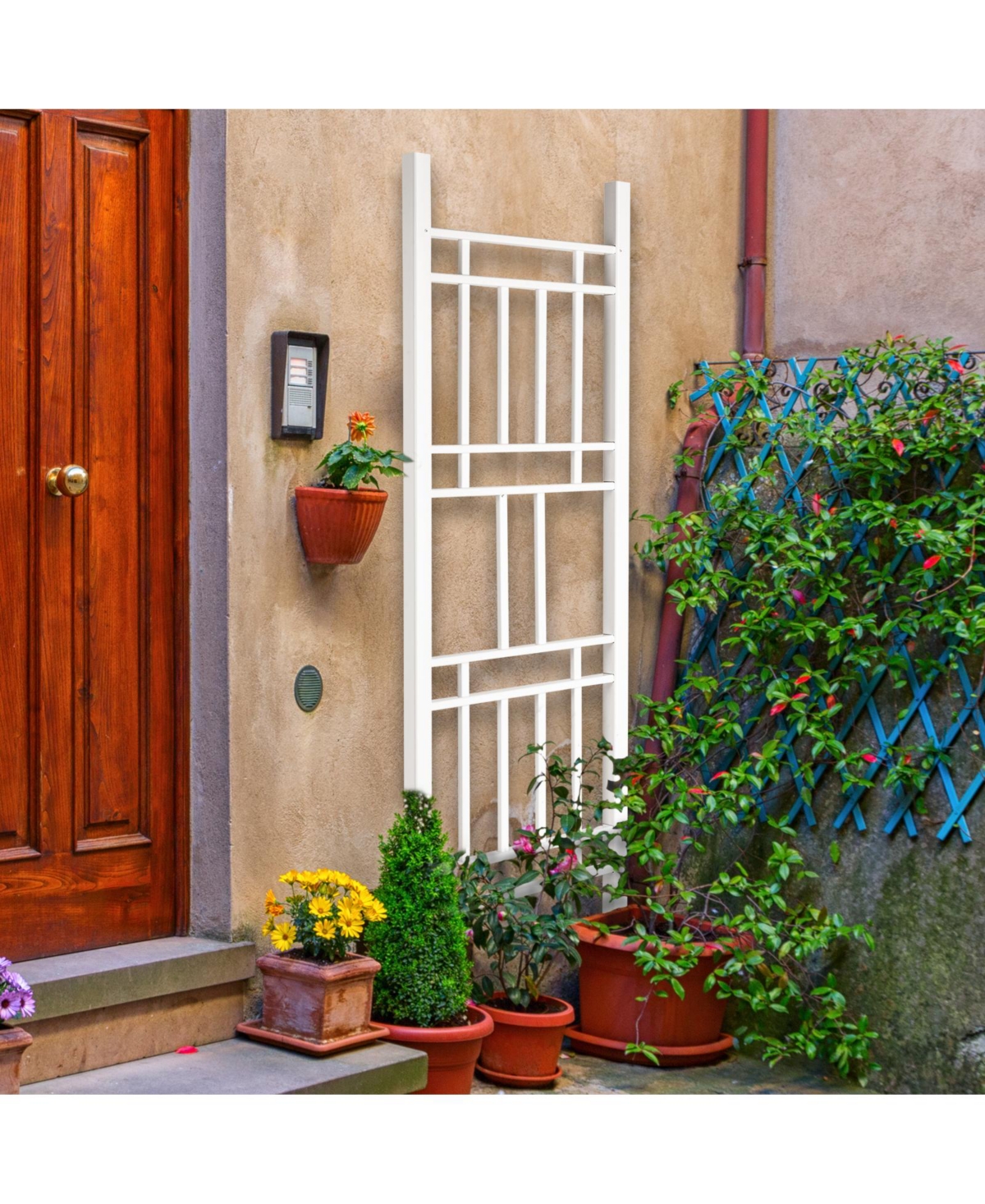 Slickblue Garden Trellis Stylish Support for Climbing Plants and Beautiful Outdoor Decor