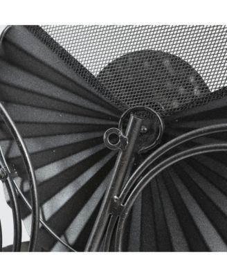 47" W Distressed Metal Modern Flower Wall Decor