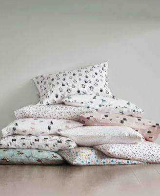 Novelty Printed Flannel 4-Pc. Sheet Set, Full