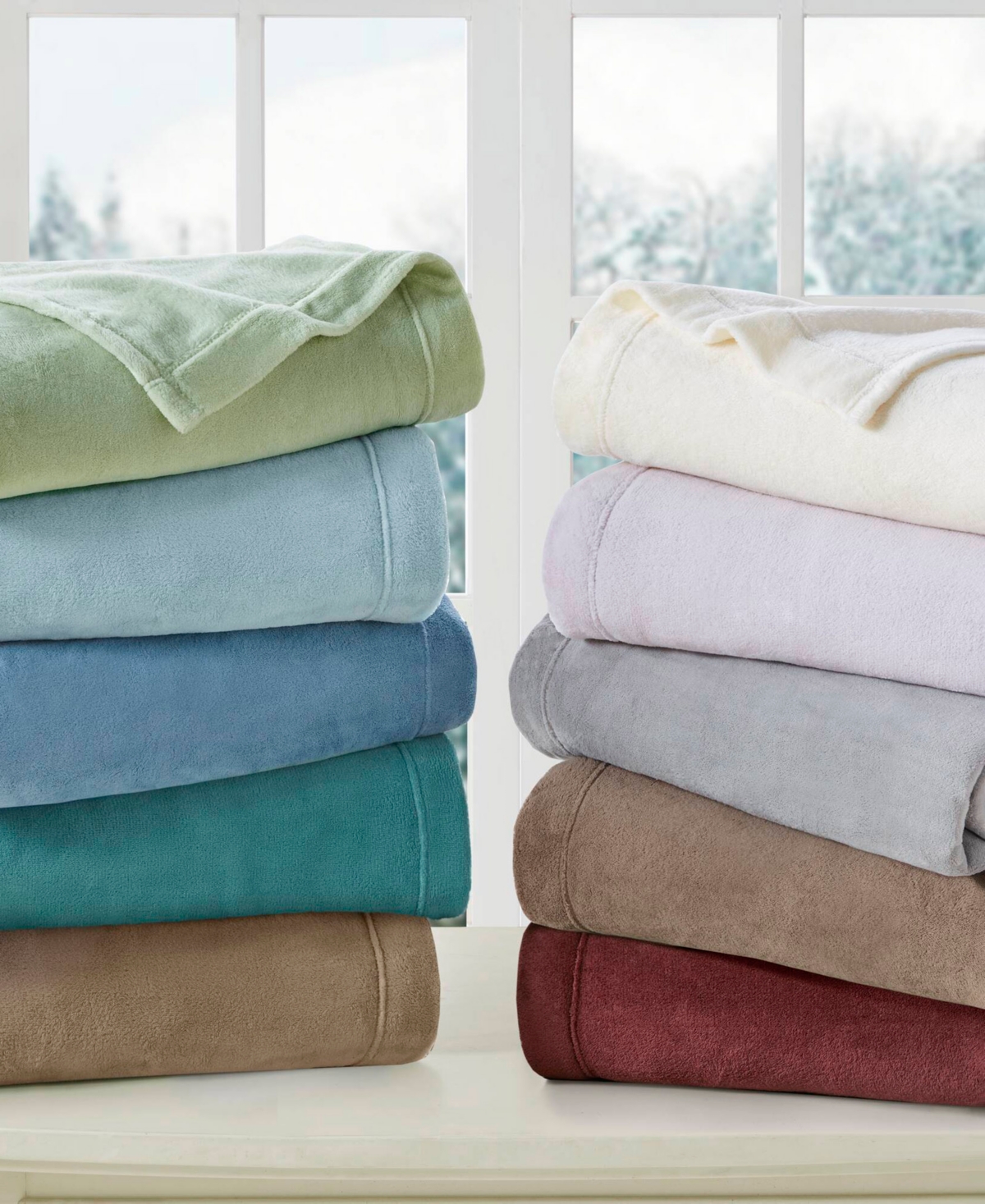 SLEEP PHILOSOPHY SOLOFT PLUSH MICRO-FLEECE 3-PC. SHEET SET, TWIN 