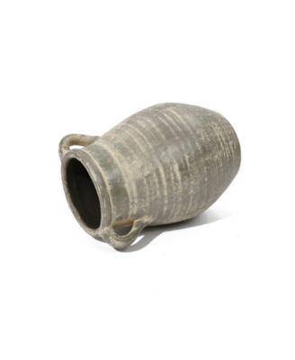 Rustic Farmhouse Brown Jug 12.5-Inch Tall Terracotta Vase