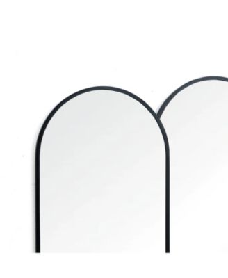 Triple Arch Framed Wall Mirror