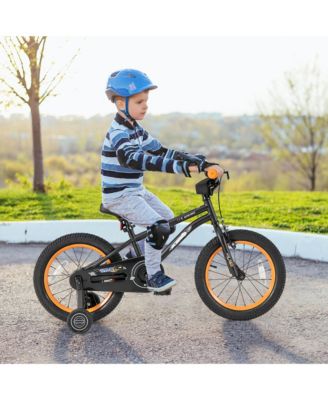 16-Inch Kid s Bike for 4-7 Years Old with Adjustable Saddle & Anti-slip Handlebar