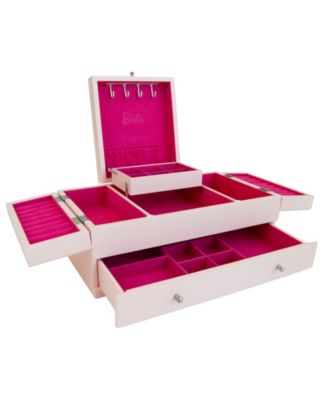 Barbie Baubles and Bling Wooden Jewelry Box 