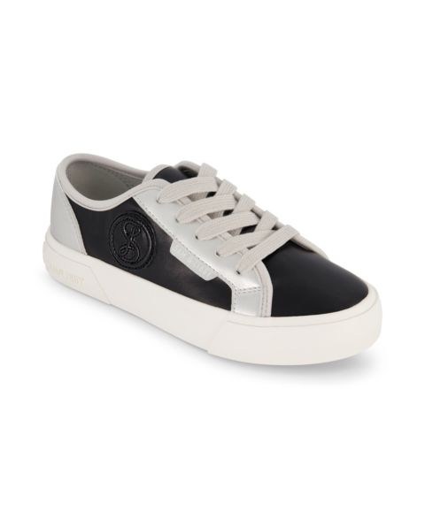 Кроссовки Sam and Libby Davie Dina Court Lace Up Sneaker для девочек, цвет: Чёрный