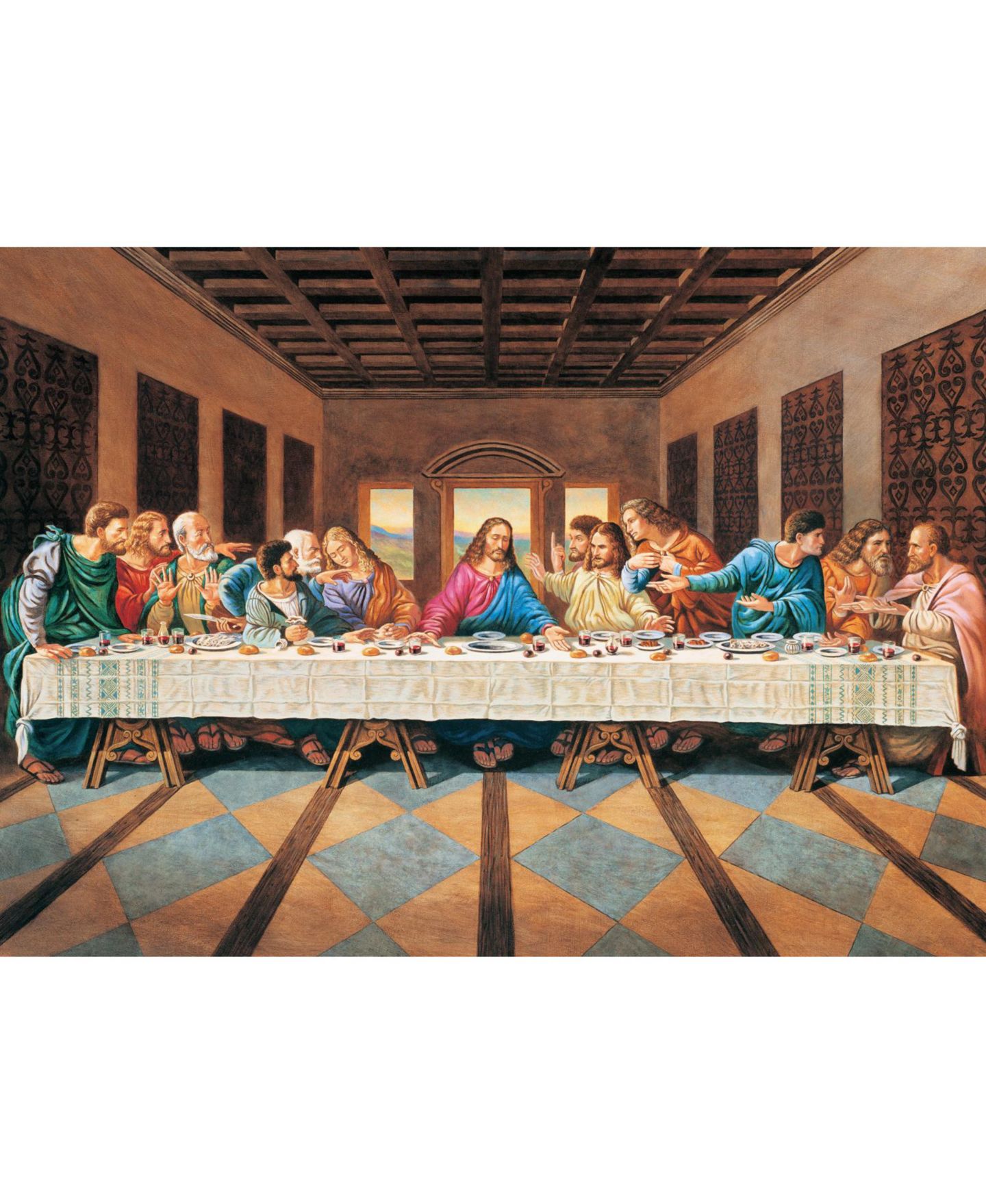Детская игрушка MasterPieces Puzzles Inspirational - The Last Supper 1000 Piece Jigsaw Puzzle — фото 3