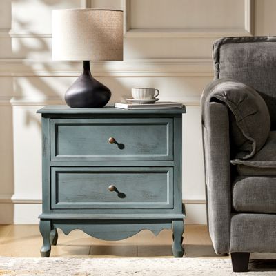 Pallantium Classical 24" Tall 2 - Drawer End Table