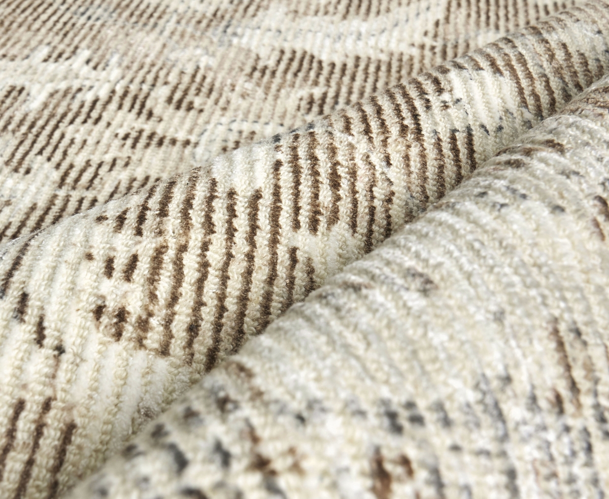Exquisite Rugs Tuscany 4106 6'x9' Area Rug In Brown