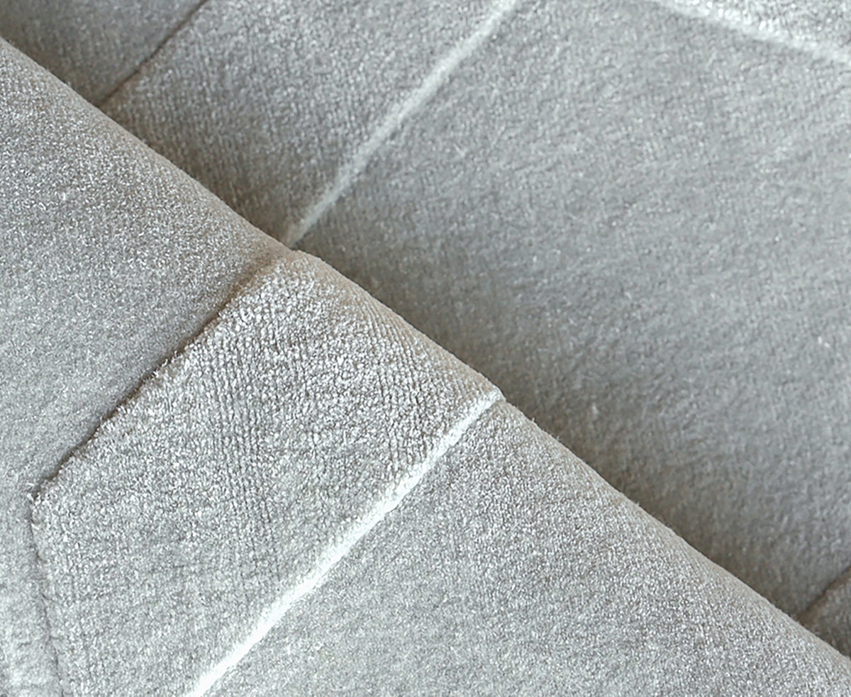 Exquisite Rugs Brunello Hand-loomed Light Silver Rug, 8' X 10' In Silver