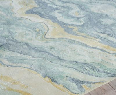 Exquisite Rugs Gianni 6649 Rug Collection In Blue,gold