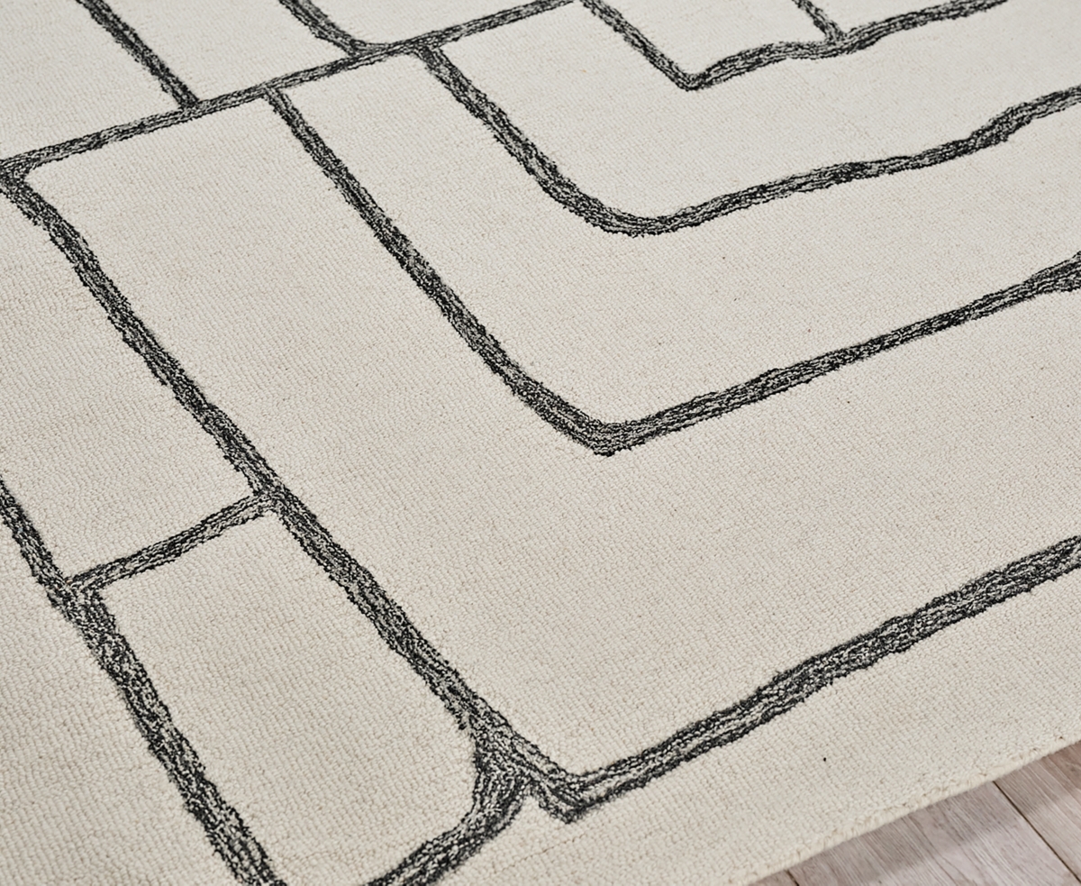 Exquisite Rugs Tangiers 6843 Area Rug, 6' X 9' In Ivory